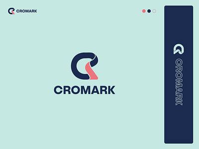 Cromark Letter logo bold branding cr cr letter logo graphic design iconic identity logo logo designer mark minimal logo simple unique