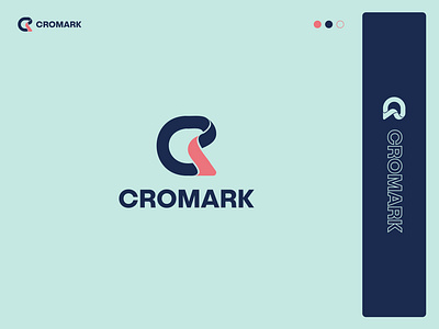 Cromark Letter logo bold branding cr cr letter logo graphic design iconic identity logo logo designer mark minimal logo simple unique