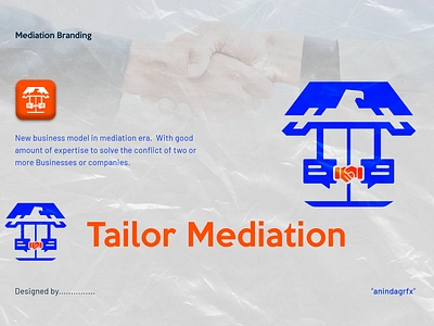 "Tailor-Mediation" Logo & Branding(Stationary) branding business logo corporate identity graphic design logo logo designer mediation mediation service minimalist logo stationary