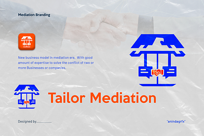 "Tailor-Mediation" Logo & Branding(Stationary) branding business logo corporate identity graphic design logo logo designer mediation mediation service minimalist logo stationary