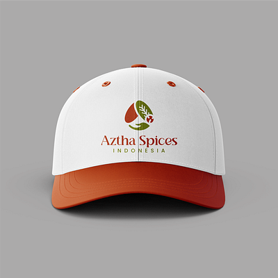 Aztha Spices Indonesia | Logo Design brand branding business coffe company design graphic design green hand icon indonesia indonesian leaves logo orange pattern spice spices website