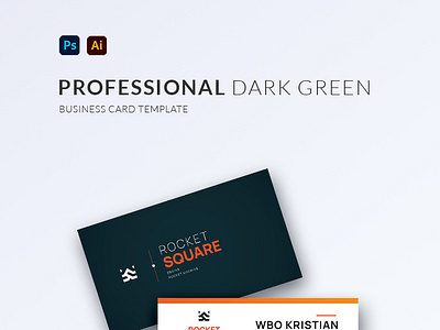 PROFESSIONAL DARK BLUE BUSINESS CARD TEMPLATE banding business business card business card template business card vector card clean design dark blue editable editable business card gradient dark blue logo modern orange orange blue professional staylish dark ble template vector visit card