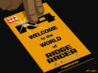 Ridge Racer Type 4 Ticket 1999 namco playstation ps1 racing real racing roots 99 ridge racer ridge racer type 4 ticket