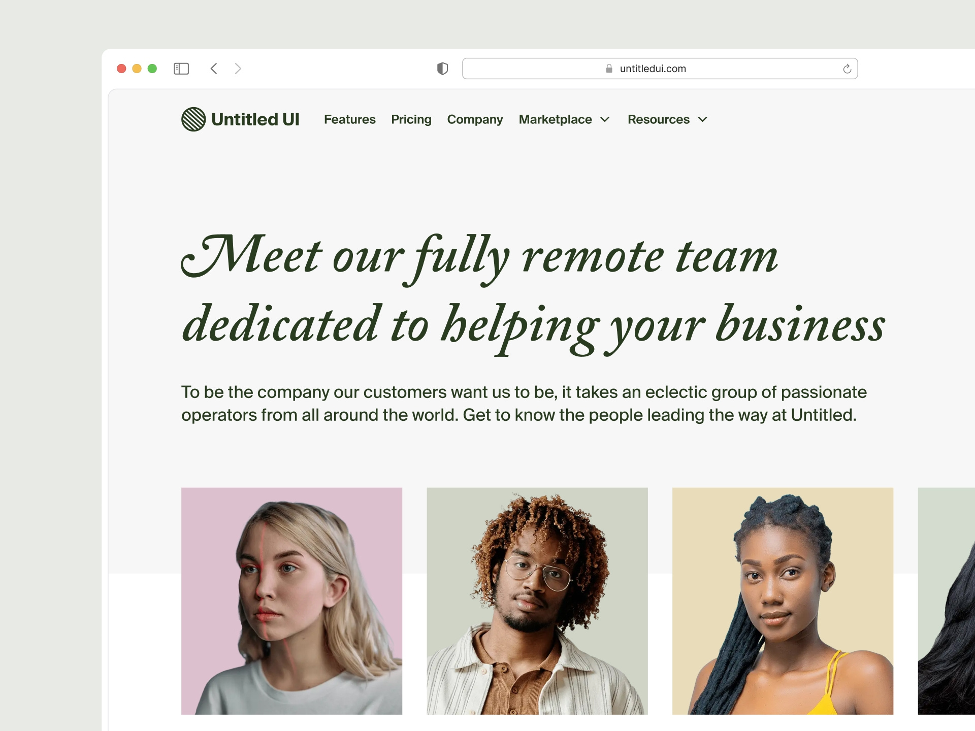 Our team — Untitled UI by Jordan Hughes® on Dribbble