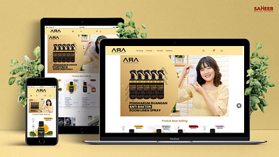 Rumah Wangi Ara Webstore online store ui uiux web design website webstore
