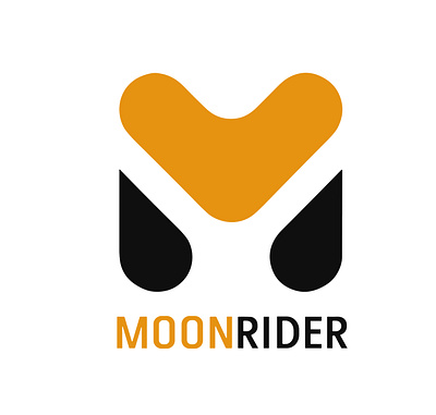 Logo for Moonrider adobe branding graphic design logo