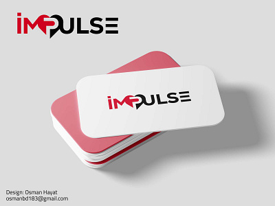 Impulse Medical Logo branding cardiology clean logo idea graphic design hart logo icon impulse impulse medical logo logo logo idea medical logo modern logo typography