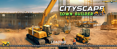 City Construction Game UI Design android games city games construction game game design game ui games graphic design ios game responsive design simulator game ui ux