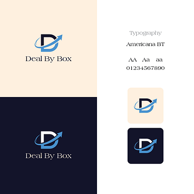 Deal By Box Logo Design 3d branding design graphic design illustration logo typography vector