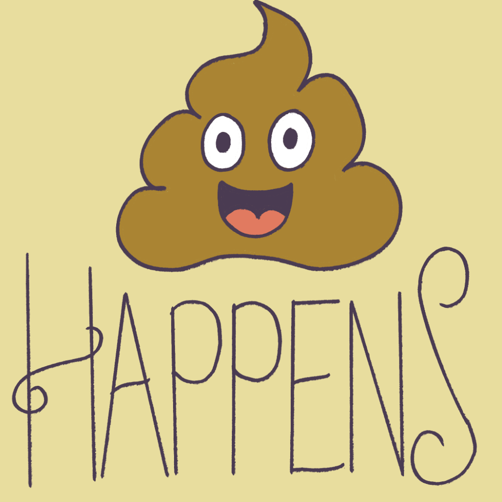 Sh!t happens! 2d animation adobe fresco animated gifs humor gifs shit happens