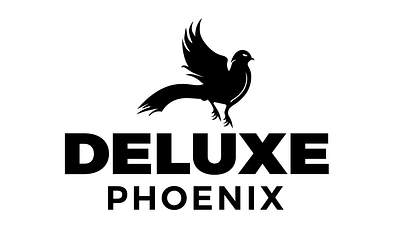DELUXE branding design flat graphic design logo vector