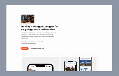 vijaysaiwal.in - website branding design personal portfolio