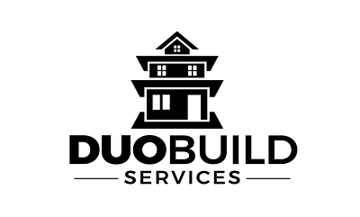 DuoBuild Services branding design flat graphic design logo vector
