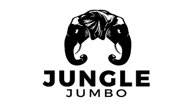 Jungle Jumbo branding design flat graphic design logo vector