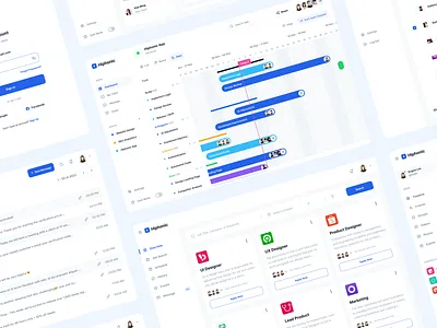 Hiphonic - Dashboard Multipurpose admin analytics chart dashboard dashboard app data design gantt kanban management product product design project stats task toko design ui ui8 uikit web app