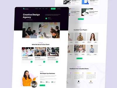 Creative Agency | Design Agency | Landing Page Design agency agency landing page design business corporate creative creative agency design design agency figma landing landing page design uiux designer website website design