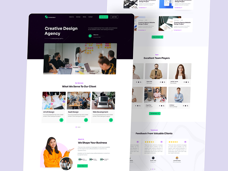 Creative Agency | Design Agency | Landing Page Design by Md. Fahad👋 on ...