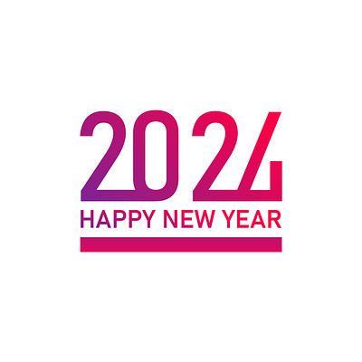 Happy new year 2024 logo 2024 2024 logo design animation branding graphic design happy new year 2024 logo modern 2024 logo modern minimal logo new year calendar logo new year logo ui