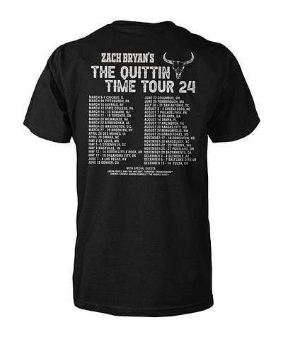 Zach Bryan The Quittin Time Tour 2024 Shirt the quittin time tour 2024 shirt zach bryan