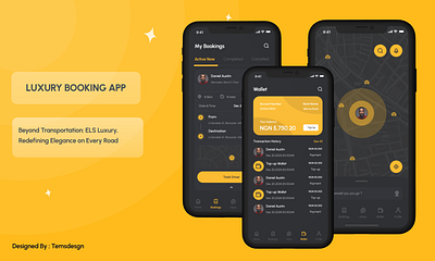 ELS(LUXURY BOOKING APP) branding design graphic design illustration ui ux