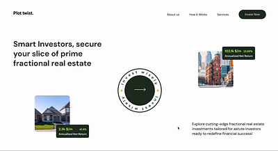 Fractional Invest NFT buy nft property realestate ui ux website