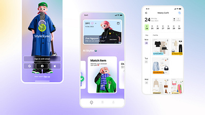 Stylist App Design ai app generate stylist ui user interface ux