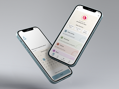 Pregnancy Monitoring Mobile App android app app design concept couple dashboard design health ios medical mobile mobile app parents pregnancy pregnancy cycle tracker ui uidesign uiux ux