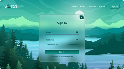 Sign In/Sign Up Page 3d animation app branding dashboard design graphic design illustration logo ui