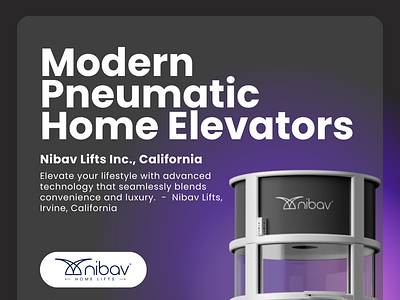 Modern Pneumatic Home Elevators branding