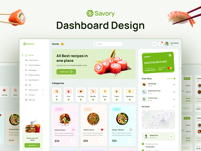 Food User Dashboard Home page dashboard design digital creator fast food dashboard figma food food dashboard food menu home page junk food dashboard landing page mobile app design product design restaurant app restaurant dashboard saas saas dashboard ui uiux website design