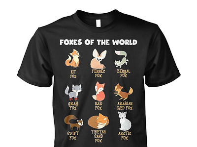 Foxes Of The World Shirt foxes of the world merch foxes of the world shirt foxes of the world shirts foxes of the world t shirt funny educationa shirt