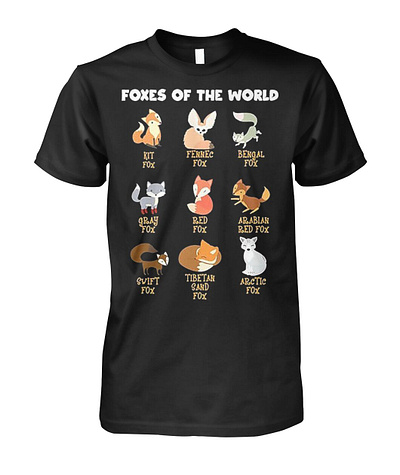 Foxes Of The World Shirt foxes of the world merch foxes of the world shirt foxes of the world shirts foxes of the world t shirt funny educationa shirt