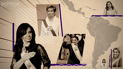 Presidents and first ladies (II) article graphic design latam newsletter politics