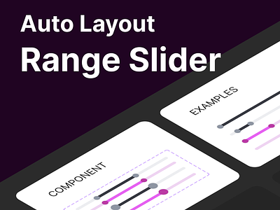 Dual-Handle Range Slider auto layout component download figma free slider ui