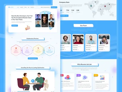 Job Finder Web UI Design clean ui design figma job job finder landing page landing page ui modern modern design modern ui trending ui uiux web ui website website design website ui