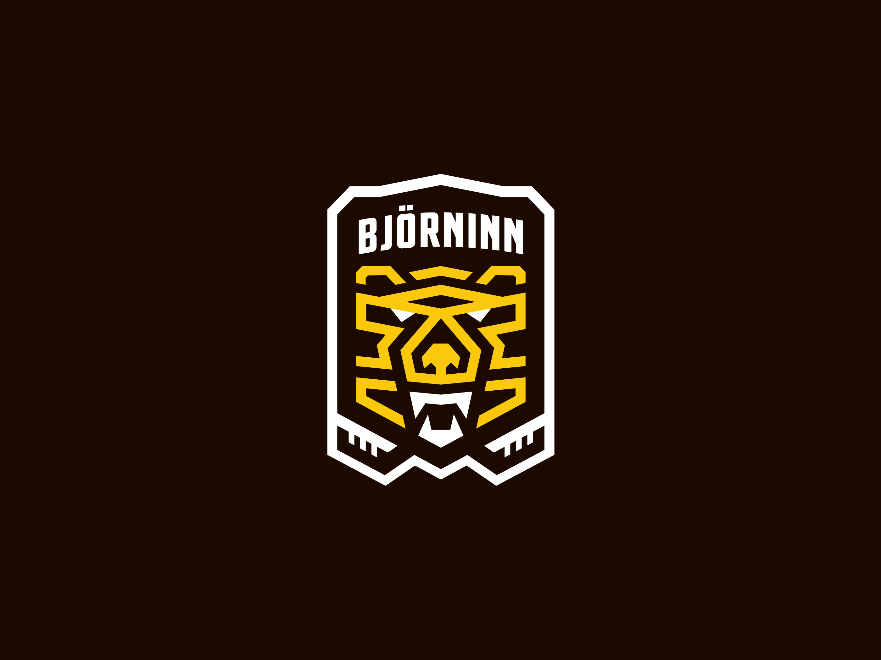 Björninn brand ice hockey logo rebrand sports sports club