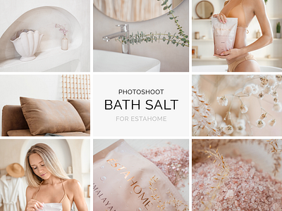 PHOTOSHOOT BATH SALT branding