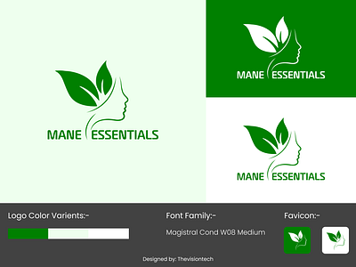 Mane Essentials Logo Design branding design graphic design illustration logo typography vector