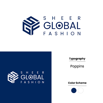 Sheer Global Fashion Logo Design branding design graphic design illustration logo typography vector