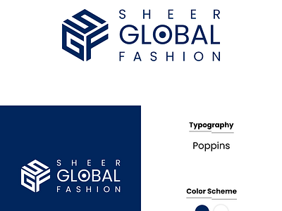 Sheer Global Fashion Logo Design branding design graphic design illustration logo typography vector