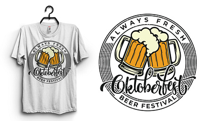 Oktoberfest T-Shirt Design beer beer festival t shirt beer t shirt design oktoberfest oktoberfest t shirt design typography lettering typography poster typography quotes typography t shirt design