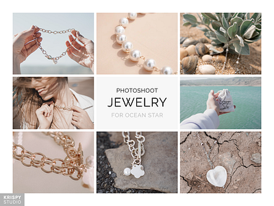 PHOTOSHOOT jewelry art direction branding creative custom design girl handmade jewelry model nature photo photography portfolio portrait product styling ui woman