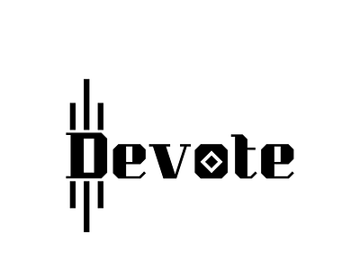 Devote Logo Design! 3d design graphic design illustration logo simplicity trust typography vector