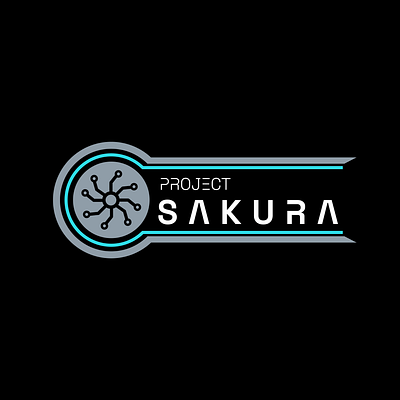 Project Sakura Logo Design! 3d branding design flower future futuristic graphic design illustration logo tech typography vector