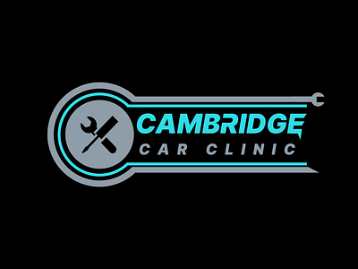 Cambridge Car Clinic Logo! 3d branding car design graphic design illustration logo typography vector