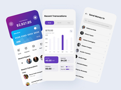 Banking App📱 UI Design trending
