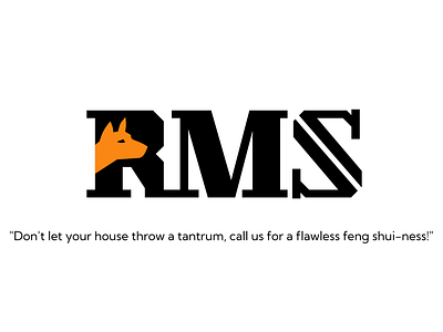 RMS Logo Design. 3d branding design geometric graphic design illustration logo typography vector wolf wordmark
