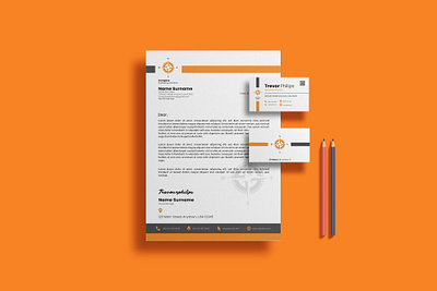 Letter Head Design brand design brand identity branding businesscard designer graphic design letterhead logo mockups