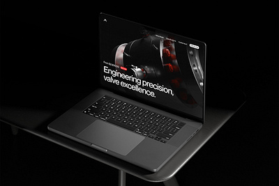 Avalve landing page branding clean design laptop minimal minimalism mockup ui ux valve valve industry visuals