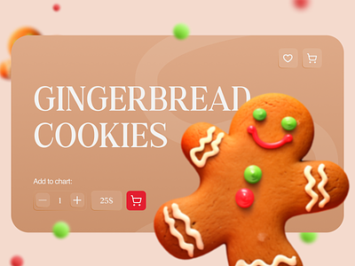 Gingerbread Cookies christmas figma gingerbread graphic design inspiration ui